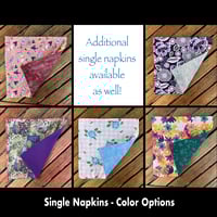 Image 2 of 15"x10" Travel Placemat with 10" Luncheon Napkin - Set 1 Options