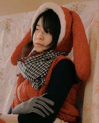 Image 3 of La Modiste: Quilted Red Rabbit Hat