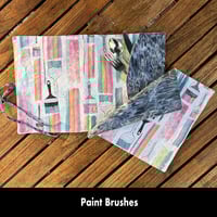Image 5 of 15"x10" Travel Placemat with 10" Luncheon Napkin - Set 3 Options