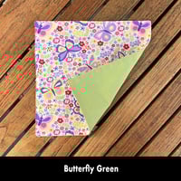 Image 8 of 15"x10" Travel Placemat with 10" Luncheon Napkin - Set 4 Options