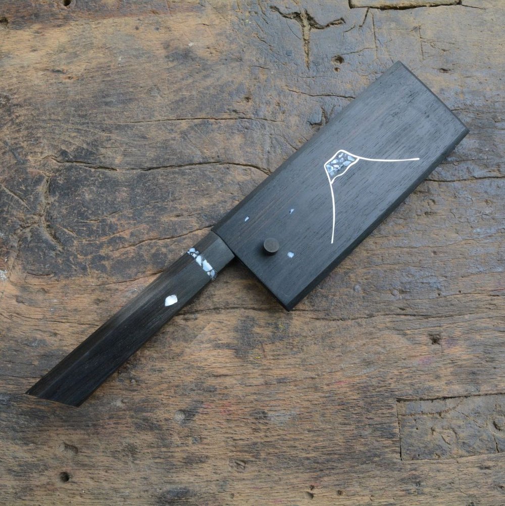 Image of Nakiri 170 x 57 Honyaki & saya