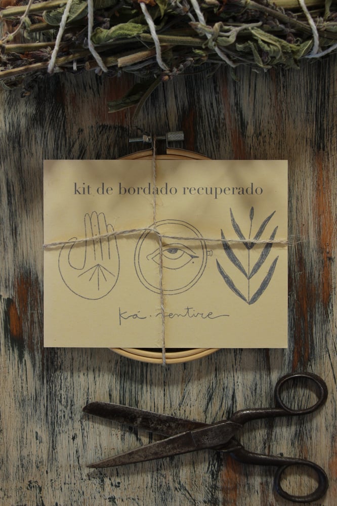 Image of kit básico de bordado recuperado 