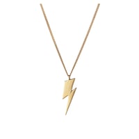 Image 1 of Bowie Flash Pendant Necklace Gold/Silver