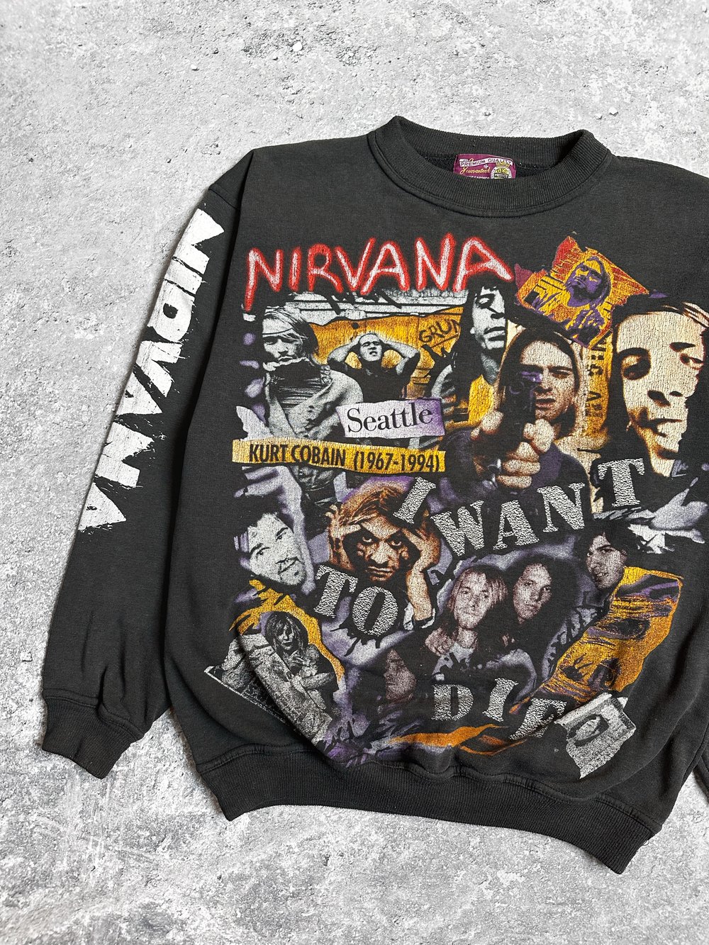 *Rare* Nirvana 1994 ‘Why?’ Sweatshirt