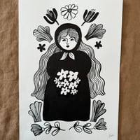 Image 2 of ORIGINAL INK PAINTING - HARVEST