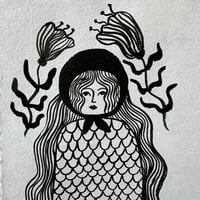 Image 3 of ORIGINAL INK PAINTING - SIREN