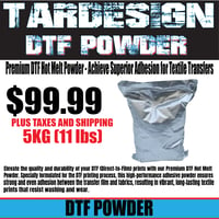 Premium DTF Hot Melt Powder - Achieve Superior Adhesion for Textile Transfers