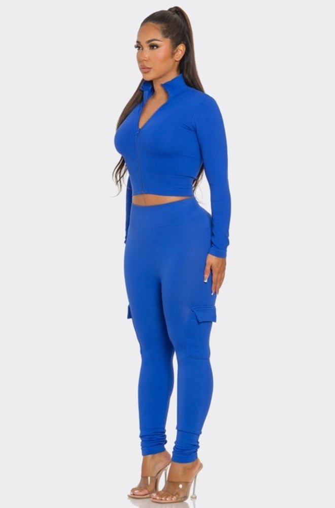 Image of Cargo Pocket Chill Set (blue) 