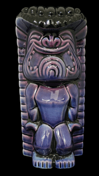 Image 1 of Katiki ARTIST SERIES Ku No.1 Tiki Mug Limited Edition of 10 (Purple/Black) FREE SHIPPING