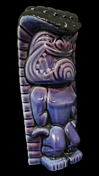 Image 2 of Katiki ARTIST SERIES Ku No.1 Tiki Mug Limited Edition of 10 (Purple/Black) FREE SHIPPING