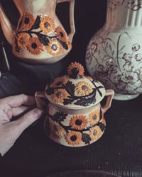 Image 3 of Sunflower teaset