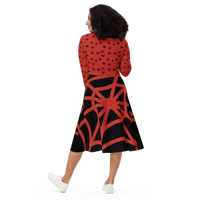 Image 6 of Spidey Sense Long Sleeve Midi Dress