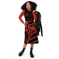 Image 5 of Spidey Sense Long Sleeve Midi Dress