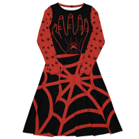 Image 3 of Spidey Sense Long Sleeve Midi Dress