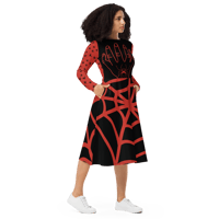 Image 8 of Spidey Sense Long Sleeve Midi Dress