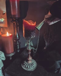 Image 1 of Candle stick with snuffer