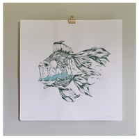 Image 4 of Fish Fish - réhaussé, 50x50cm