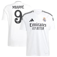 Image 1 of Real Madrid Home 2024/25 Mbappé 9 Shirt
