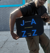 SJP LIVE AT THE BLUE TOTE BAG (ZIP UP)