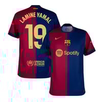 Image 1 of Barcelona Home 2024/25 Lamine Yamal 19 Shirt