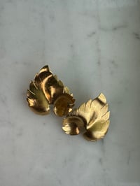 Image 1 of Gold Leaf Earrings