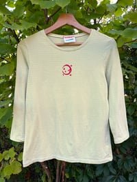 Image 1 of Sun Longsleeve in Green Stripes L