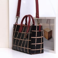 Image 2 of Grid cherry Two-way Tote medium