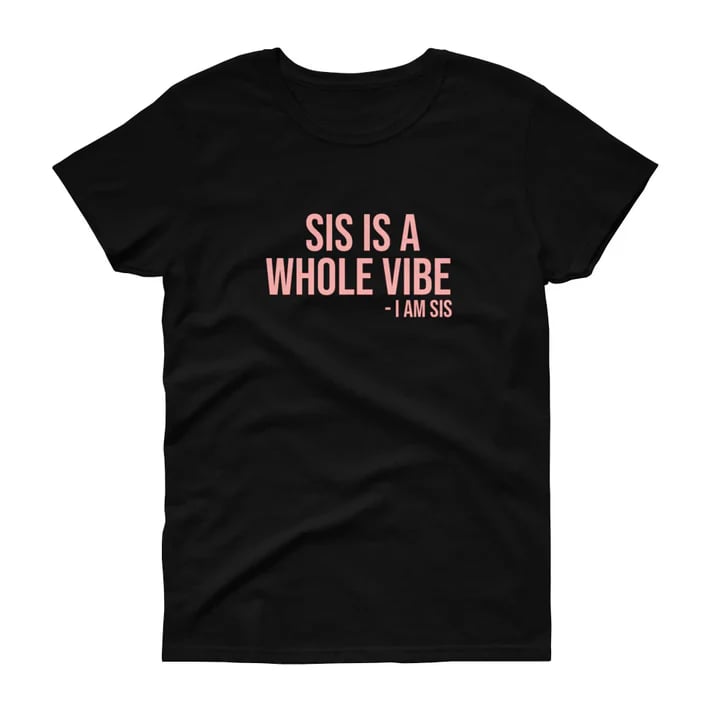 Image of 3PACK PLUS SIZE "SIS A WHOLE VIBE" GRAPHIC TEE