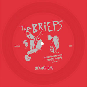 Image of Low Stock 1 Left! 105 PRESSED - THE BRIEFS - SINGLES ONLY LP W/ FLEXI 7''-  STRANGE CLUB VARIANT 