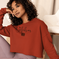 Image 1 of October High Crop Sweatshirt