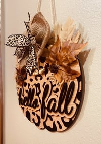 Image 2 of hello fall leopard print