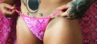 Image 3 of The LILITH knickers in hot pink snake print