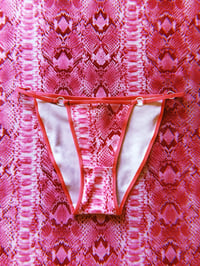 Image 5 of The LILITH knickers in hot pink snake print