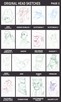 Image 9 of Original Art: Head Sketches & Busts