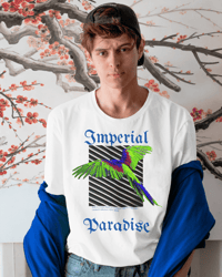Image 1 of Premium heavyweight tee- Rio Blue