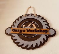 Image 4 of saw blade workshop sign