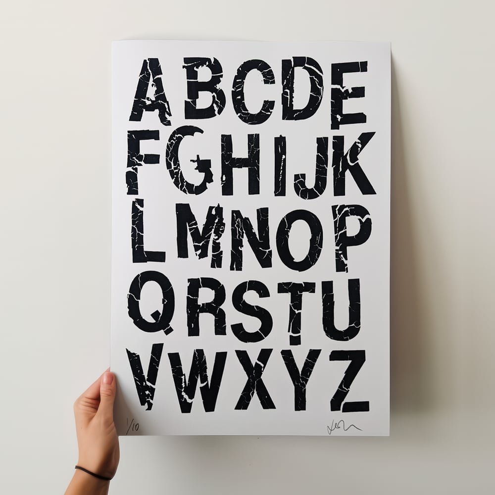 HELFRACTICA Screen Print Ltd Ed of 10