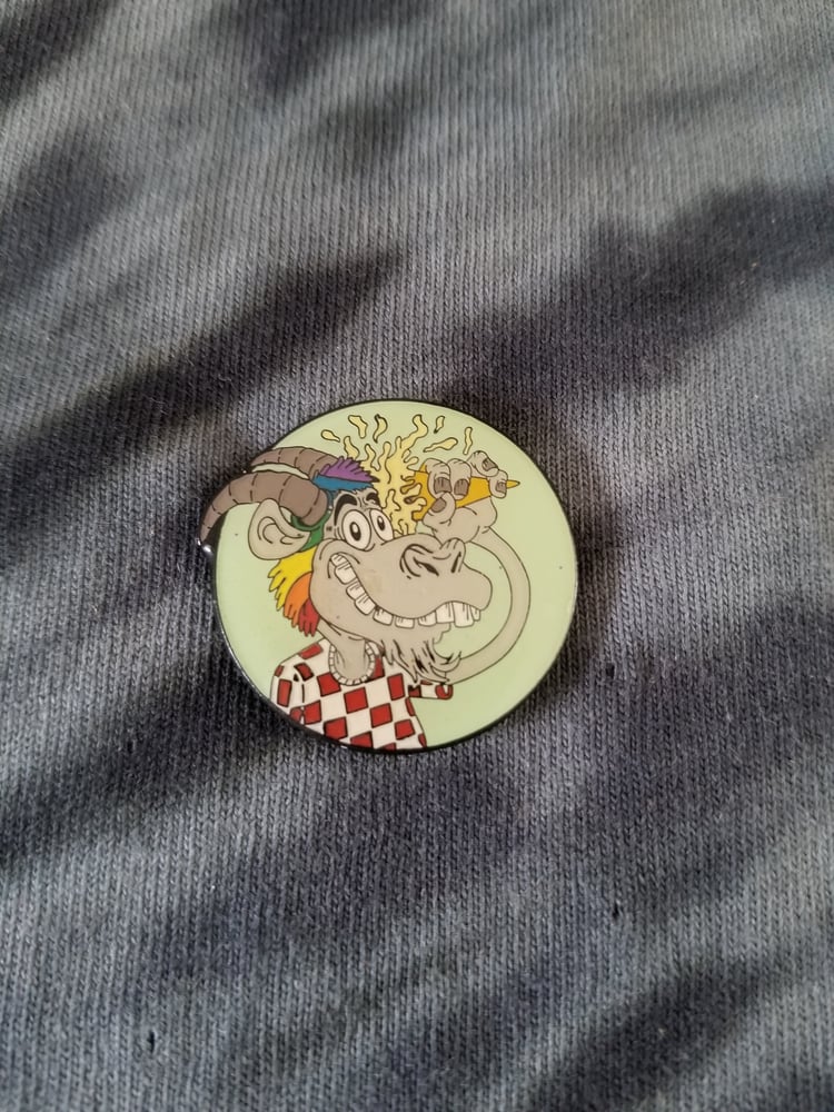 Image of Billy Strings Ice Cream Cone Goat Pin