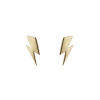 Image 2 of Bowie Flash Stud Earrings Gold/Silver