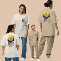 Image 1 of Face Card: Oversized faded t-shirt