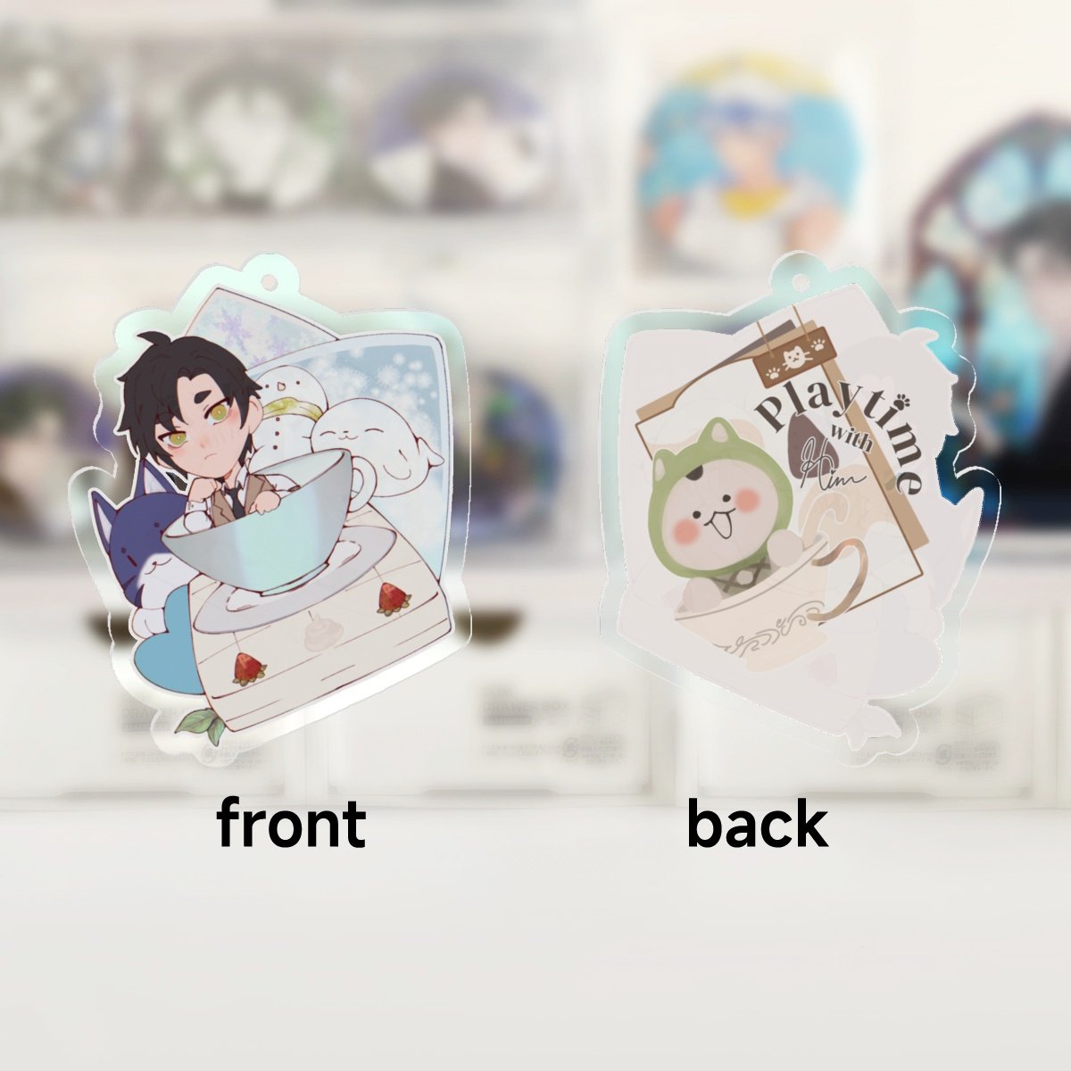 Kitty Card Charms (LADS) | Regalie by Regrah