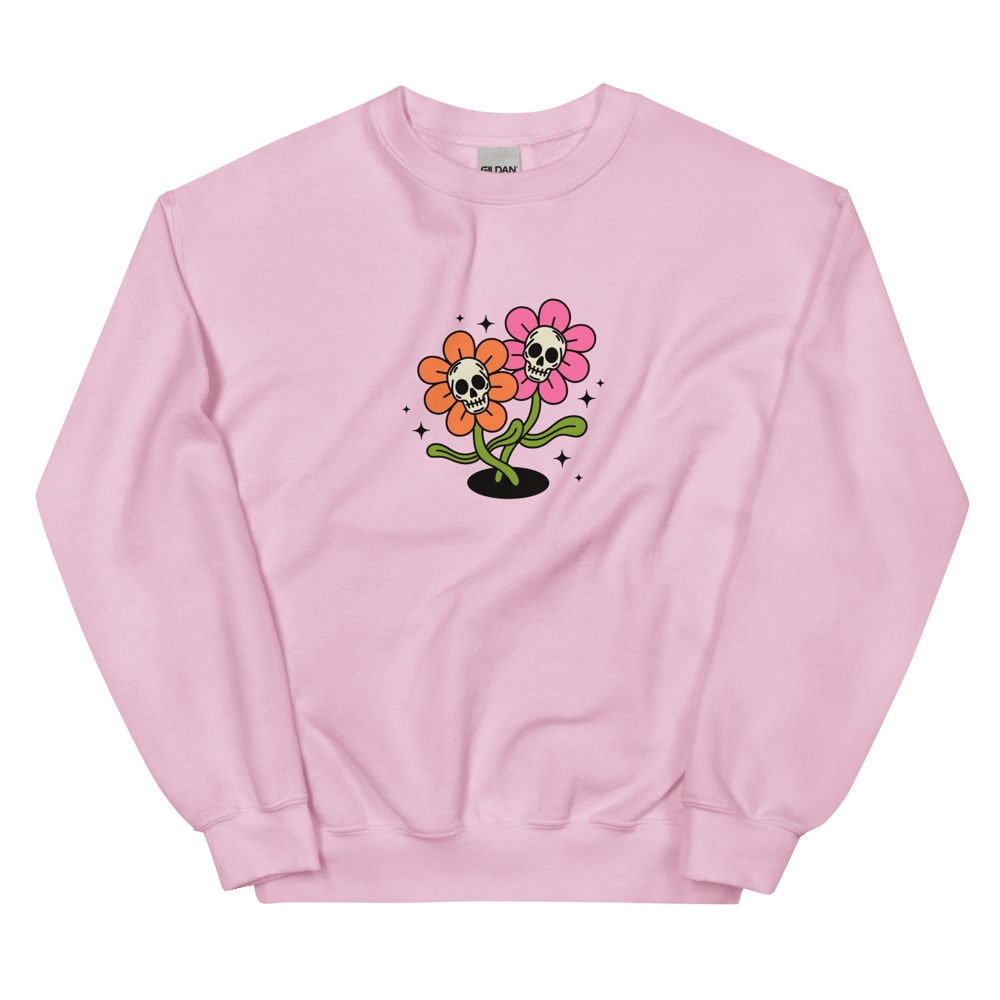 May flowers grow in the darkest parts of you Crewneck Sweatshirt 