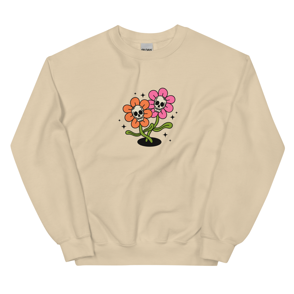 May flowers grow in the darkest parts of you Crewneck Sweatshirt 