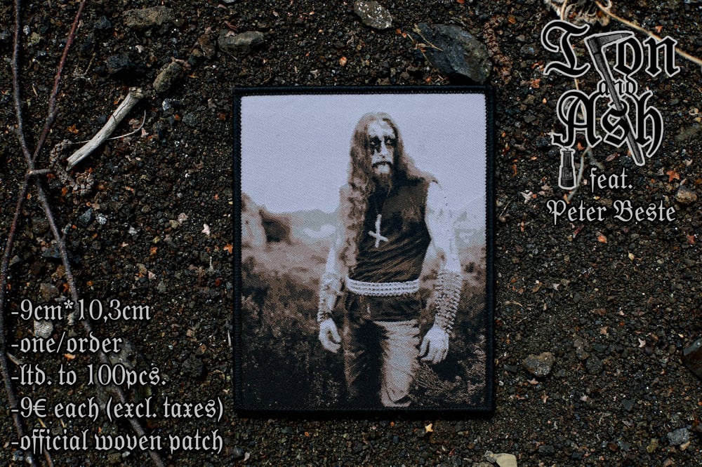 Peter Beste - Gaahl picture official woven Patch