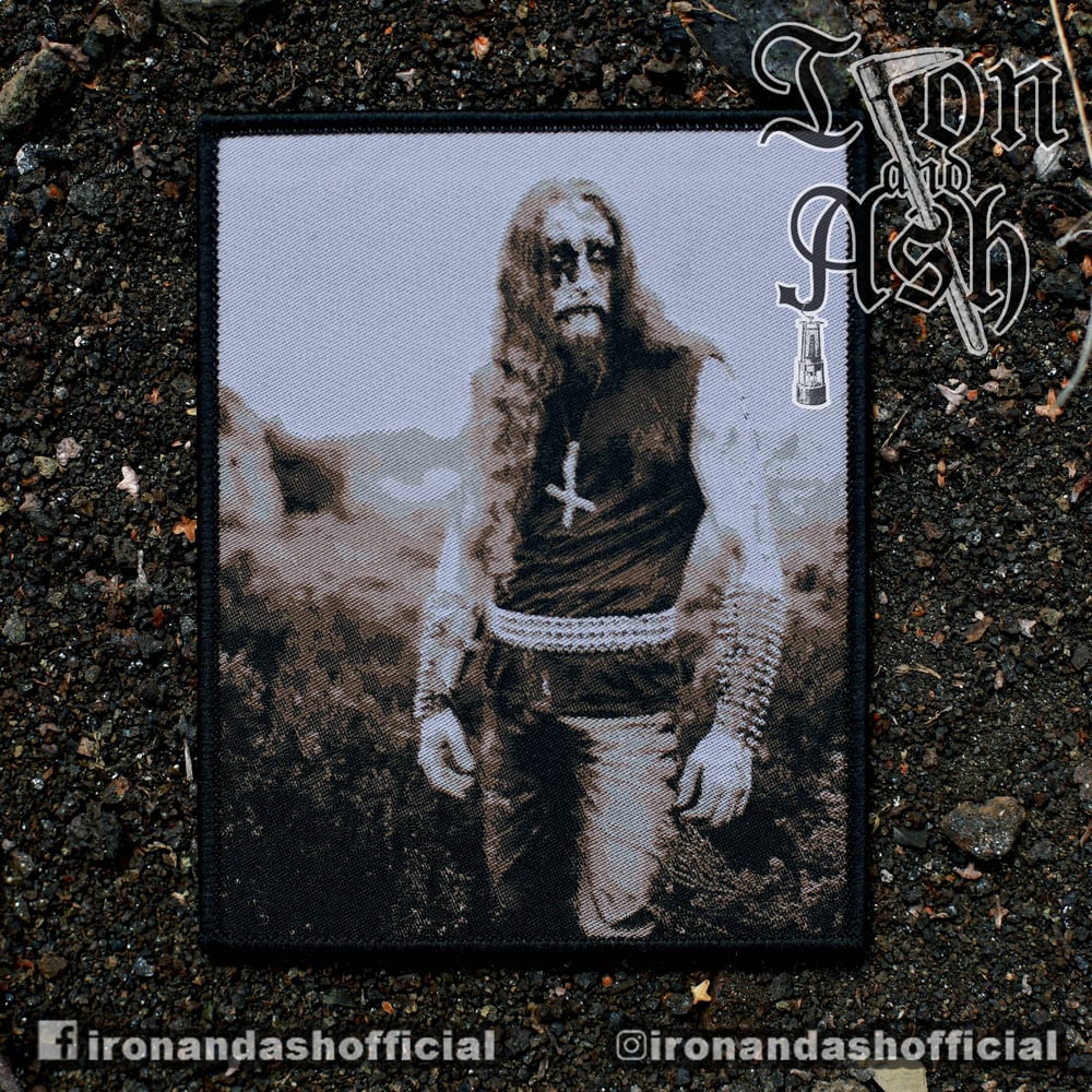 Peter Beste - Gaahl picture official woven Patch