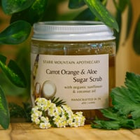 Carrot Seed, Orange & Aloe Sugar Scrub