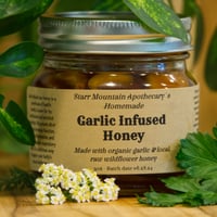 Fermented Garlic Infused Honey 