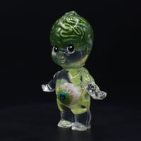 Image 7 of Green Metallic Brain and Eyeball Belly Glow in the Dark Anatomy 3 in Double Cast Kilos Kewtie Figure
