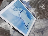 Image 6 of "White Bathing Suit" Cyanotype Print