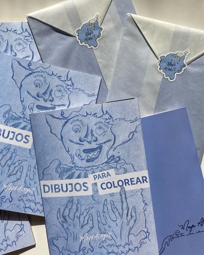 Image of PRE-ORDER Zine 'Dibujos Para Colorear'